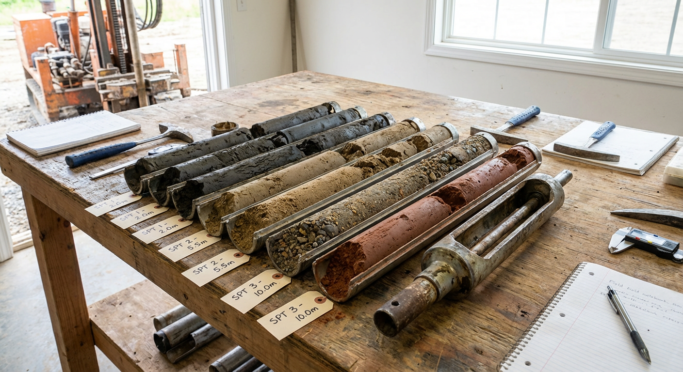 Investigação de solo para fundações