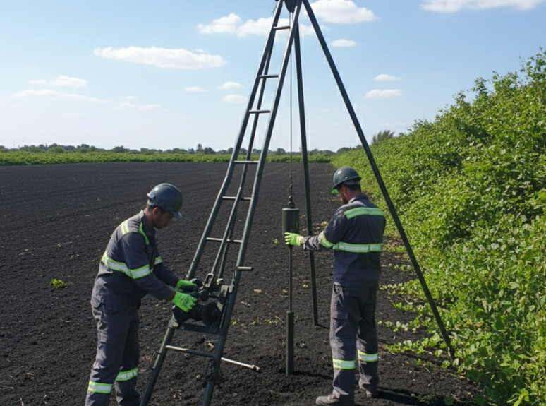Investigação de solo para fundações