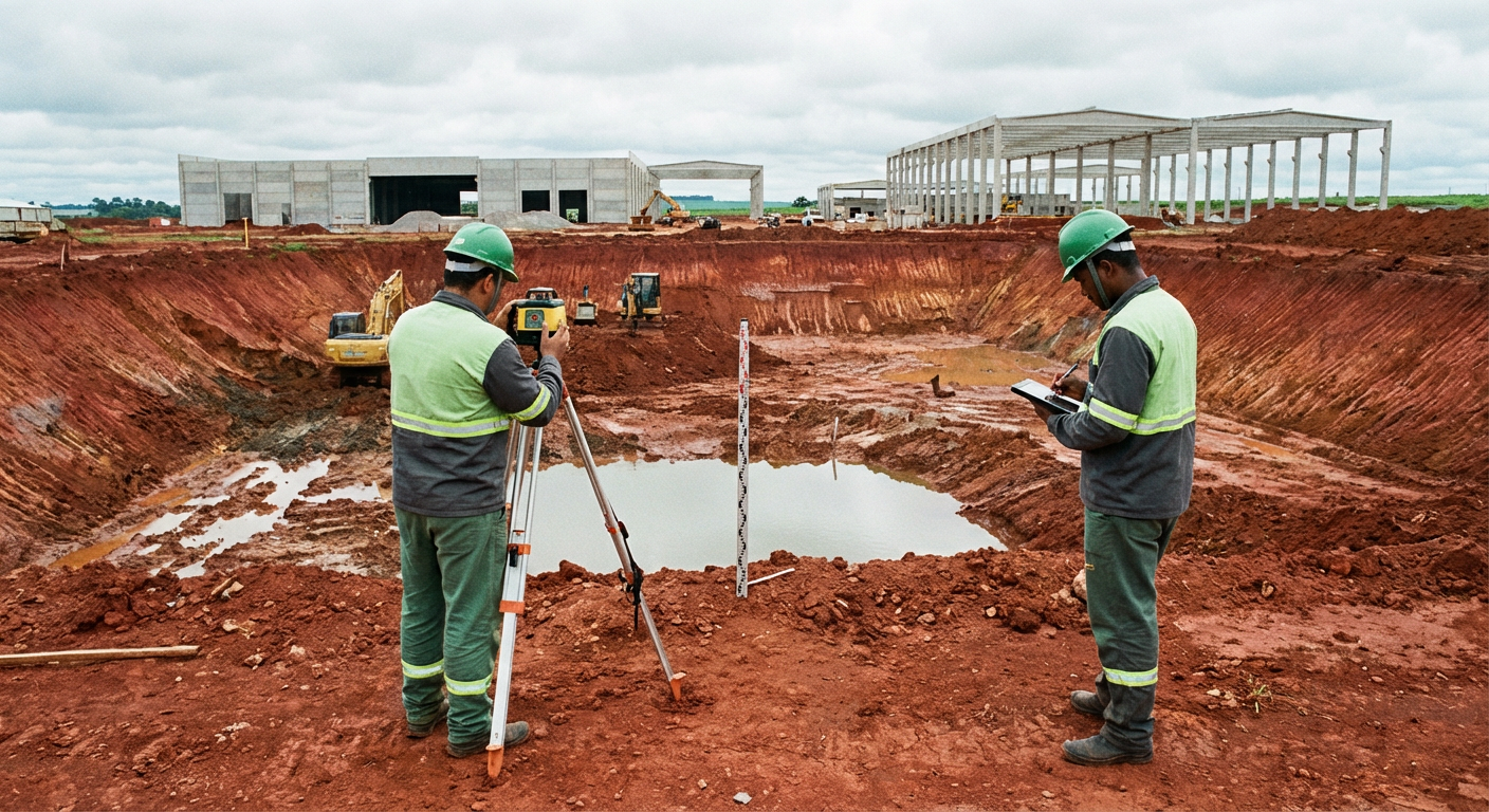 Execução de sondagem SPT