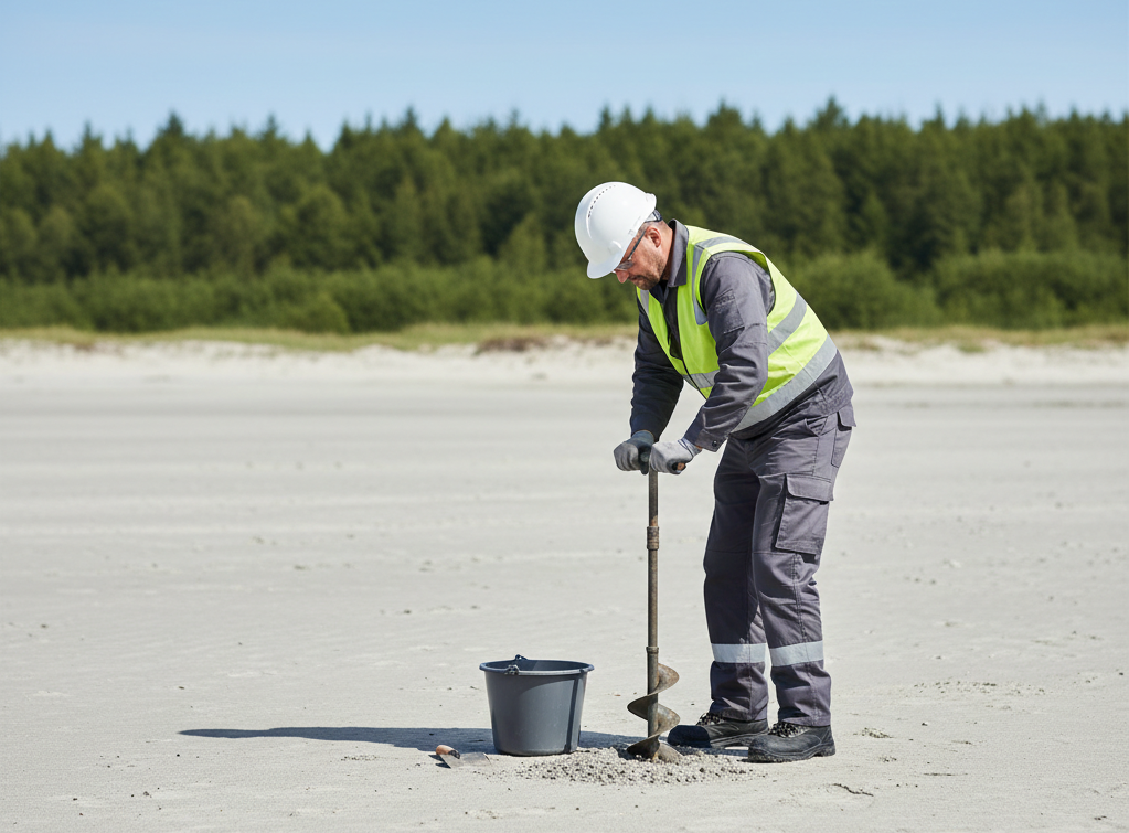 Investigação de solo para fundações